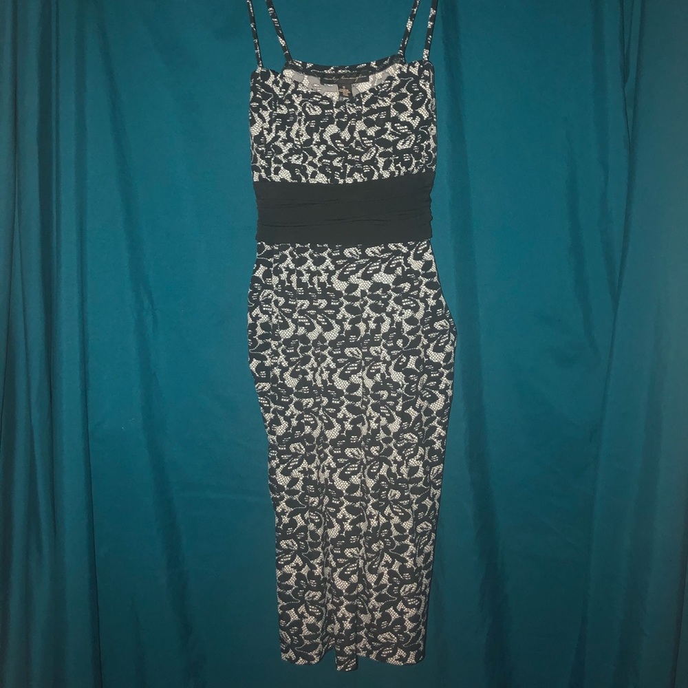 City Triangles S party dress lace print pockets - Picture 5 of 8